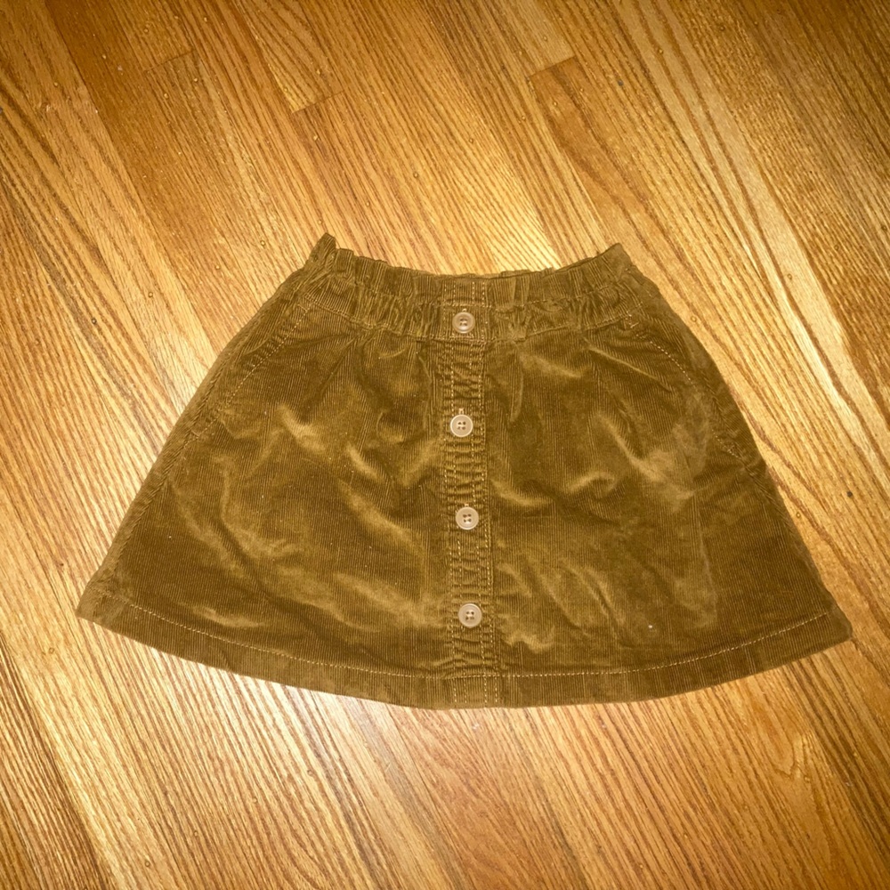 NWT Crewcuts Acorn Brown A-line Mini Skirt Casual